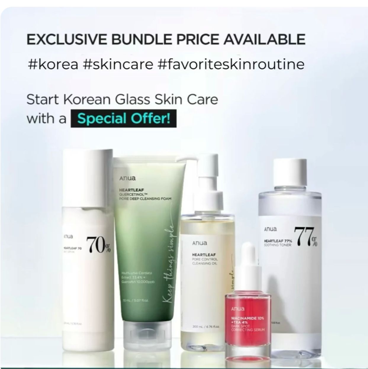 New Korean Skin Care Set