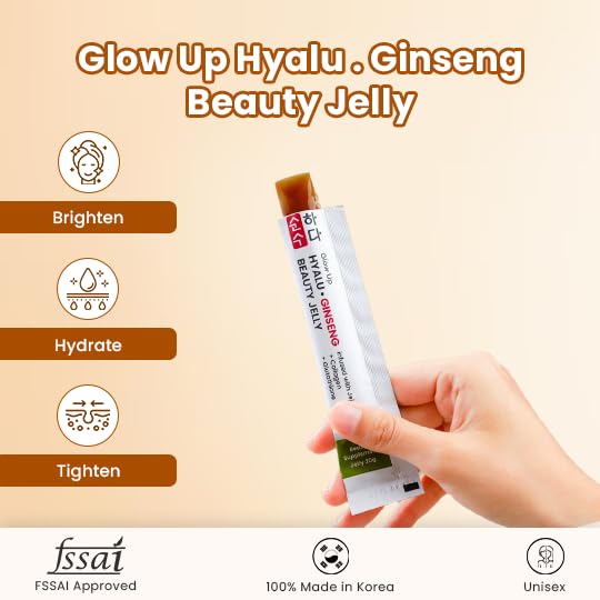 Glow Up Hyalu Ginseng Beauty Jelly (pack of 14 jellies)