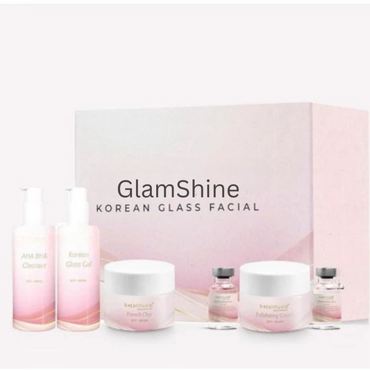 Korean Glass Skin Kit: 5-Step Facial System for Luminous Glow